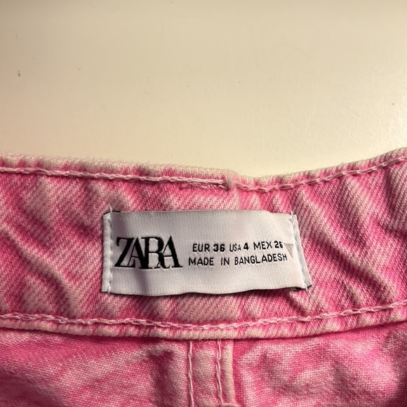 pink zara shorts - Picture 3 of 3